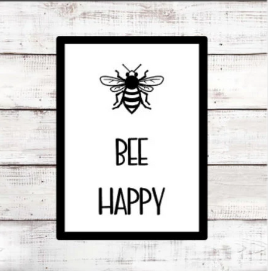 Bee Happy Print