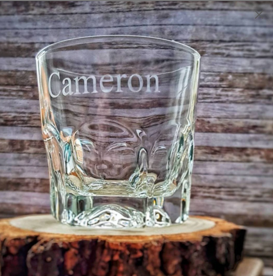 Custom Engraved Whiskey Tumbler/Glass